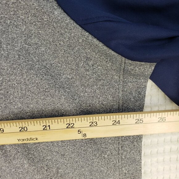 Nike Mens Dri-Fit Quarter-Zip Pullover Sweatshirt XL Gray & Navy - Picture 8 of 10